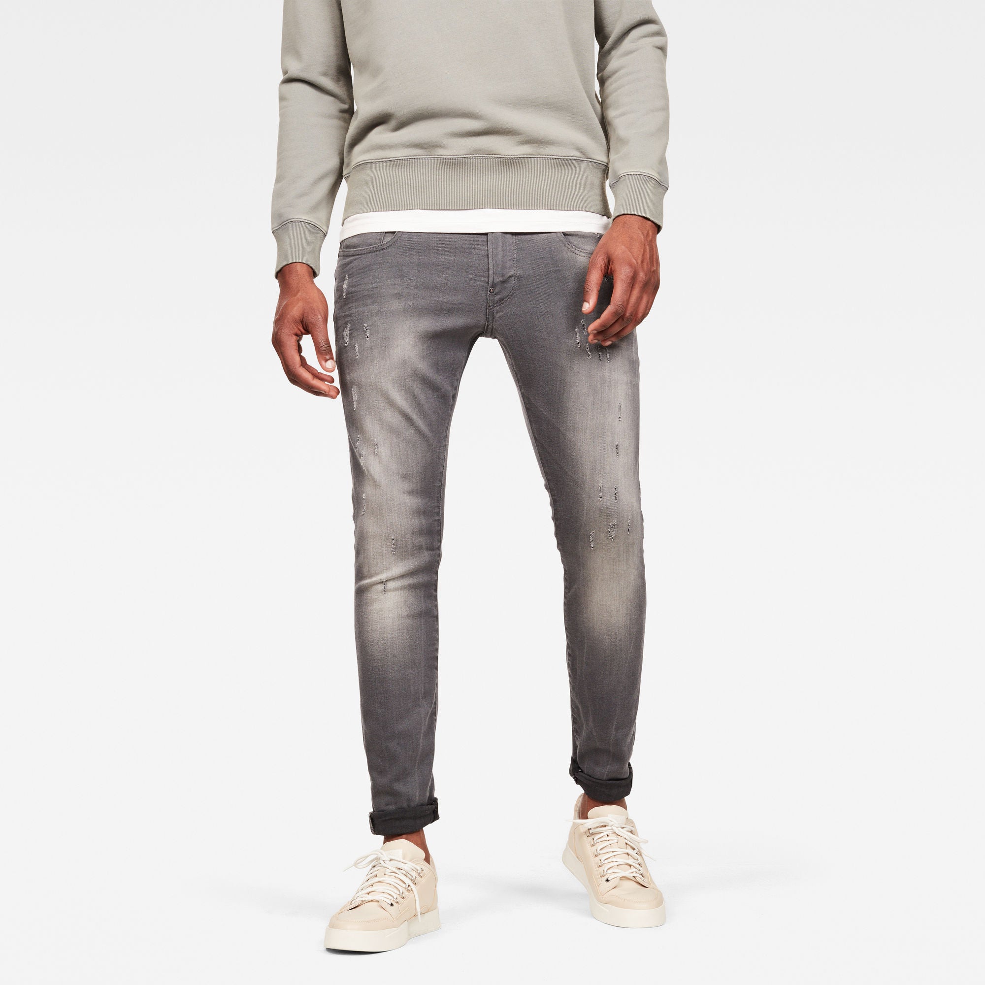 G-Star Jean Revend Skinny Lt Aged Destroy